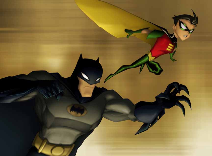 Batman and Robin, as depicted in the WBKids series "The Batman"